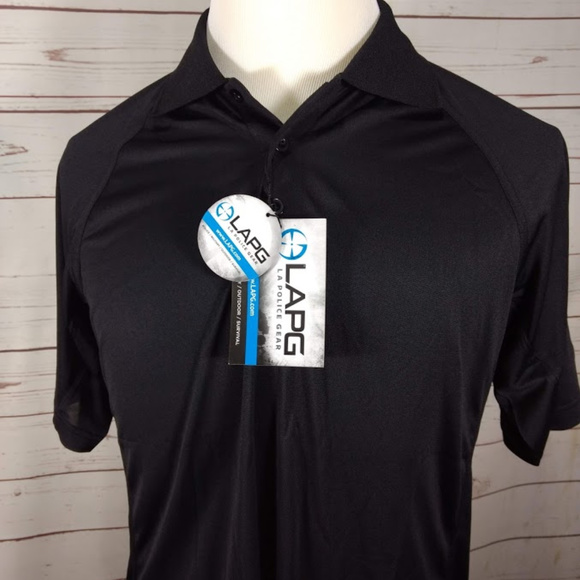 LAPD Mens Tactical Performance 100% Polyester Polo - Picture 1 of 7